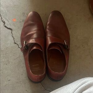 Men's Brown Monk Strap Shoes
